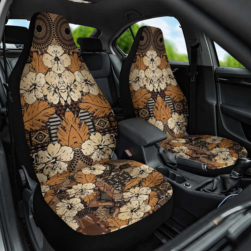 Hibiscus Mix African Pattern Car Seat Cover - Wonder Print Shop