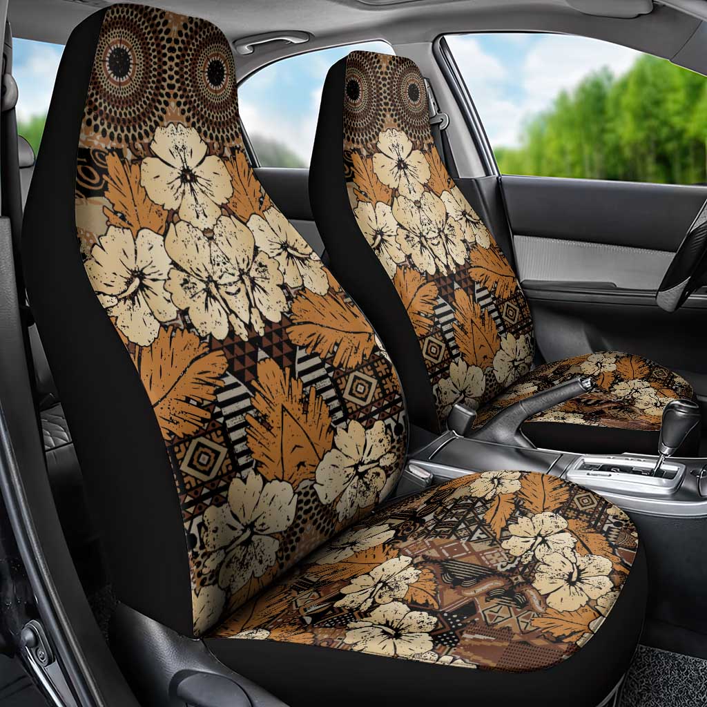 Hibiscus Mix African Pattern Car Seat Cover - Wonder Print Shop