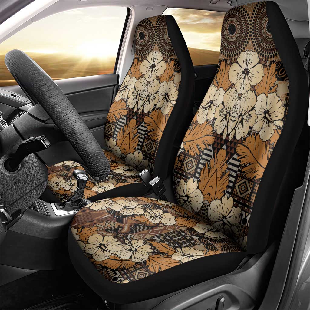 Hibiscus Mix African Pattern Car Seat Cover - Wonder Print Shop