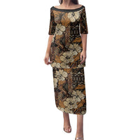 Hibiscus Mix African Pattern Family Matching Puletasi and Hawaiian Shirt - Wonder Print Shop