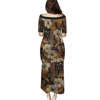 Hibiscus Mix African Pattern Family Matching Puletasi and Hawaiian Shirt - Wonder Print Shop