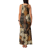 Hibiscus Mix African Pattern Family Matching Tank Maxi Dress and Hawaiian Shirt - Wonder Print Shop