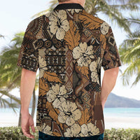 Hibiscus Mix African Pattern Hawaiian Shirt - Wonder Print Shop