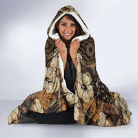 Hibiscus Mix African Pattern Hooded Blanket - Wonder Print Shop