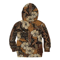 Hibiscus Mix African Pattern Kid Hoodie - Wonder Print Shop