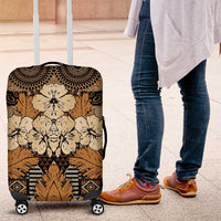 Hibiscus Mix African Pattern Luggage Cover - Wonder Print Shop