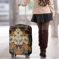 Hibiscus Mix African Pattern Luggage Cover - Wonder Print Shop