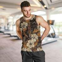 Hibiscus Mix African Pattern Men Tank Top - Wonder Print Shop