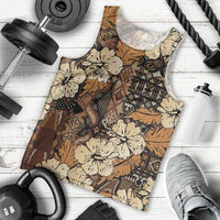 Hibiscus Mix African Pattern Men Tank Top - Wonder Print Shop
