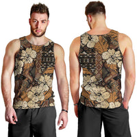 Hibiscus Mix African Pattern Men Tank Top - Wonder Print Shop
