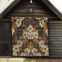 Hibiscus Mix African Pattern Quilt - Wonder Print Shop