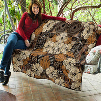 Hibiscus Mix African Pattern Quilt - Wonder Print Shop