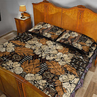 Hibiscus Mix African Pattern Quilt Bed Set - Wonder Print Shop