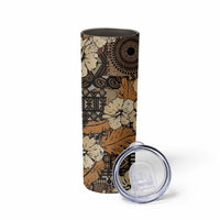 Hibiscus Mix African Pattern Skinny Tumbler - Wonder Print Shop