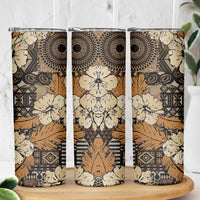 Hibiscus Mix African Pattern Skinny Tumbler - Wonder Print Shop
