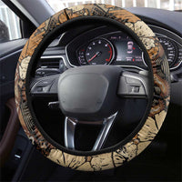 Hibiscus Mix African Pattern Steering Wheel Cover - Wonder Print Shop