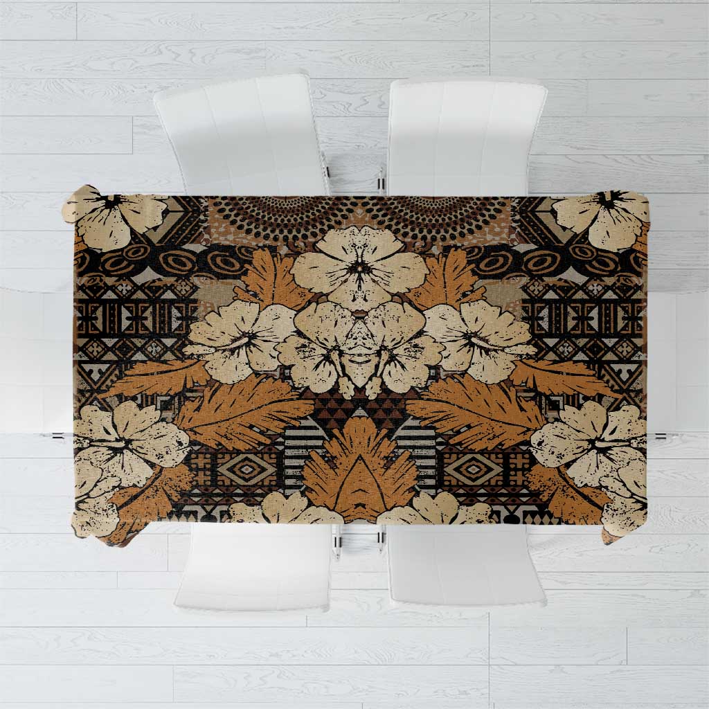 Hibiscus Mix African Pattern Tablecloth - Wonder Print Shop