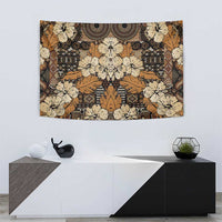 Hibiscus Mix African Pattern Tapestry - Wonder Print Shop