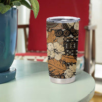 Hibiscus Mix African Pattern Tumbler Cup - Wonder Print Shop