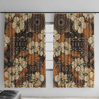 Hibiscus Mix African Pattern Window Curtain - Wonder Print Shop