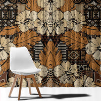 Hibiscus Mix African Pattern Window Curtain - Wonder Print Shop