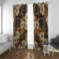 Hibiscus Mix African Pattern Window Curtain - Wonder Print Shop