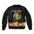 Personalized Hibiscus Mix Dashiki African Pattern Bomber Jacket Adinkra Symbol - Wonder Print Shop