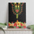 Hibiscus Mix Dashiki African Pattern Canvas Wall Art Adinkra Symbol - Wonder Print Shop