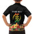 Personalized Hibiscus Mix Dashiki African Pattern Hawaiian Shirt Adinkra Symbol - Wonder Print Shop