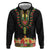 Personalized Hibiscus Mix Dashiki African Pattern Hoodie Adinkra Symbol - Wonder Print Shop