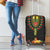 Hibiscus Mix Dashiki African Pattern Luggage Cover Adinkra Symbol - Wonder Print Shop