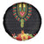 Hibiscus Mix Dashiki African Pattern Spare Tire Cover Adinkra Symbol - Wonder Print Shop