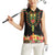 Personalized Hibiscus Mix Dashiki African Pattern Women Sleeveless Polo Shirt Adinkra Symbol - Wonder Print Shop