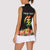 Personalized Hibiscus Mix Dashiki African Pattern Women Sleeveless Polo Shirt Adinkra Symbol - Wonder Print Shop