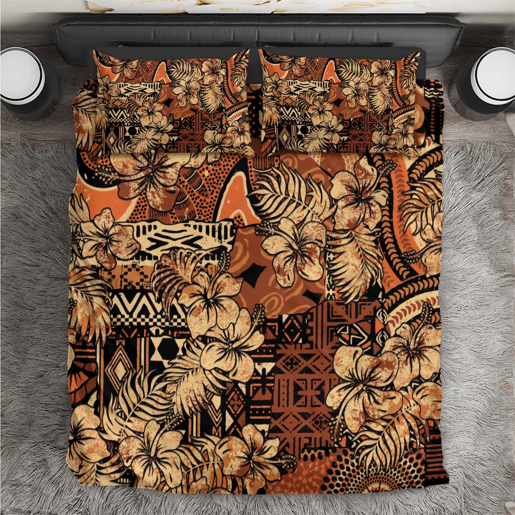 Hibiscus Mix African Pattern Bedding Set - Wonder Print Shop