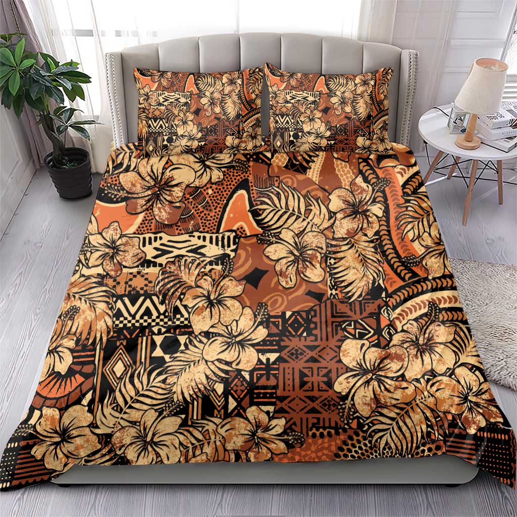 Hibiscus Mix African Pattern Bedding Set - Wonder Print Shop