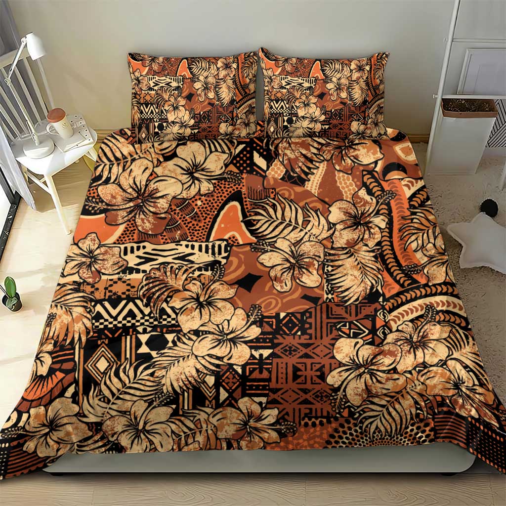 Hibiscus Mix African Pattern Bedding Set - Wonder Print Shop