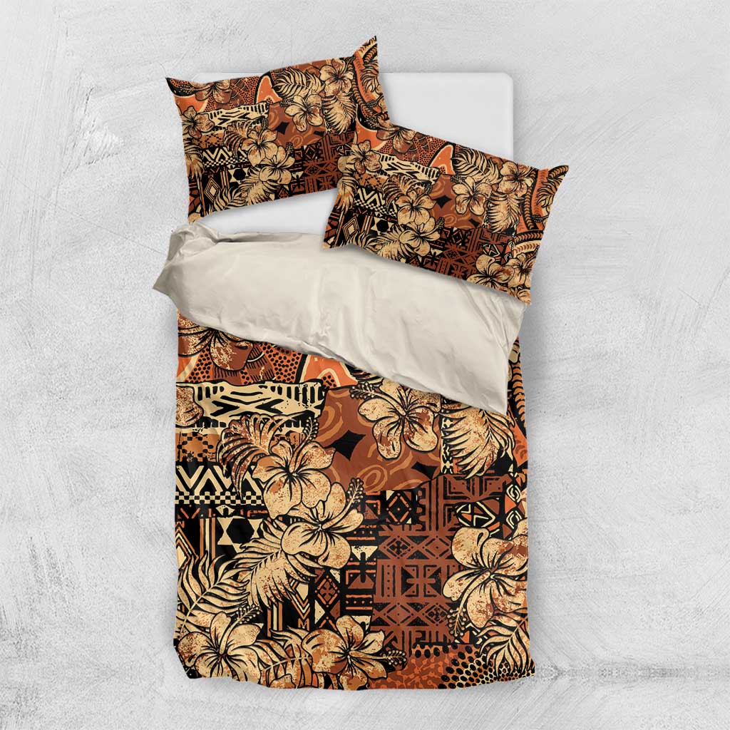 Hibiscus Mix African Pattern Bedding Set - Wonder Print Shop