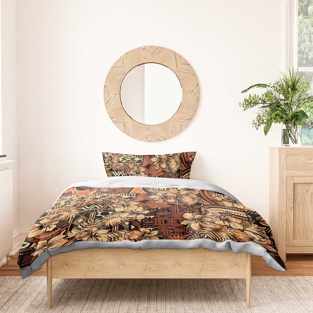 Hibiscus Mix African Pattern Bedding Set - Wonder Print Shop