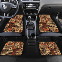 Hibiscus Mix African Pattern Car Mats - Wonder Print Shop