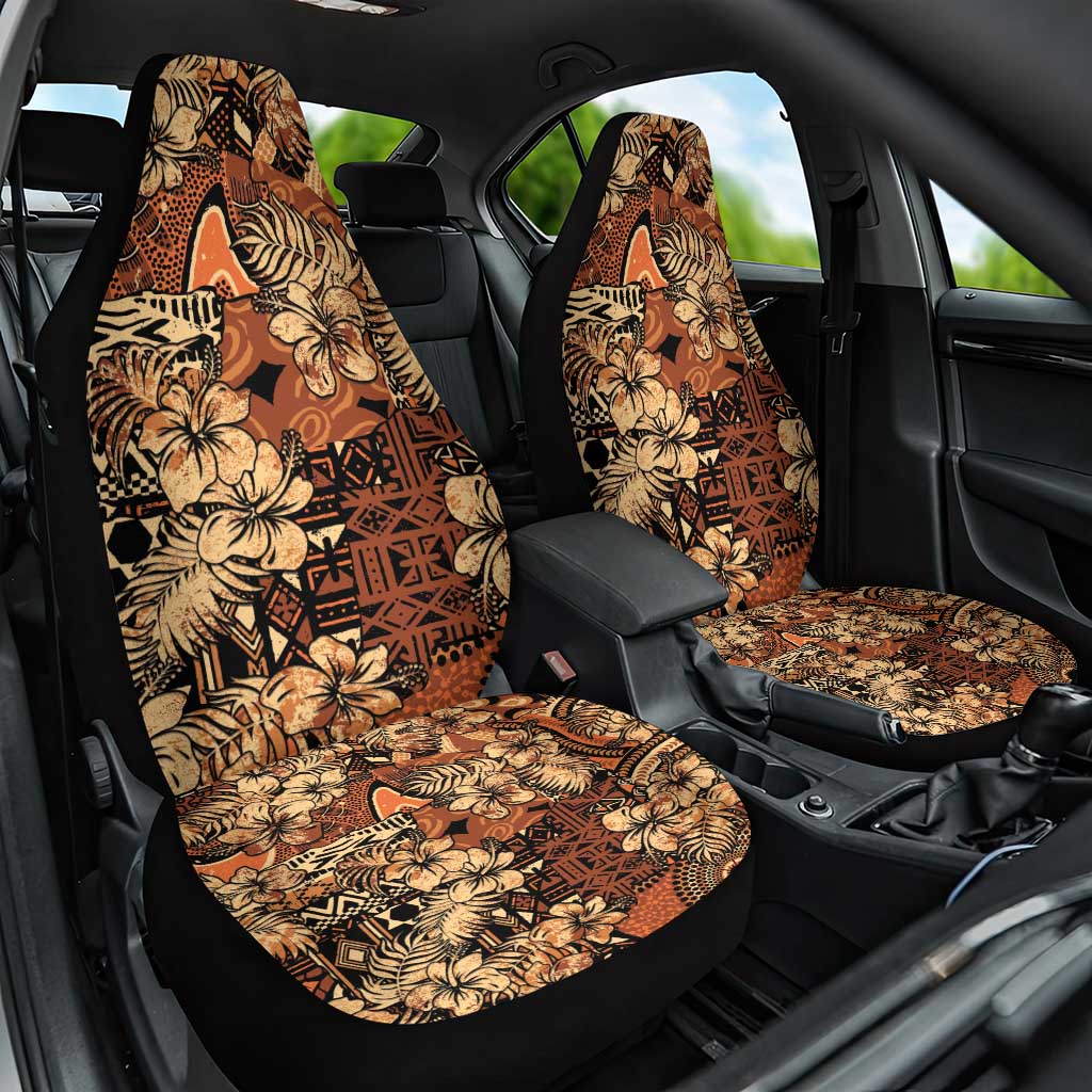 Hibiscus Mix African Pattern Car Seat Cover - Wonder Print Shop