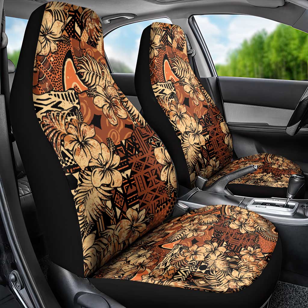 Hibiscus Mix African Pattern Car Seat Cover - Wonder Print Shop