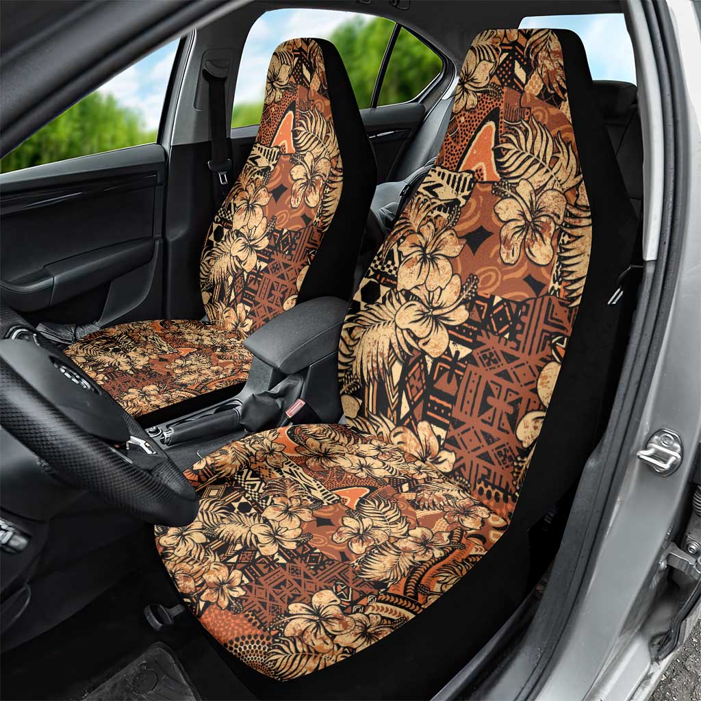 Hibiscus Mix African Pattern Car Seat Cover - Wonder Print Shop