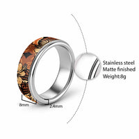 Hibiscus Mix African Pattern Classic Ring - Wonder Print Shop