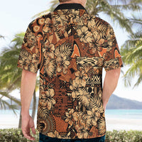 Hibiscus Mix African Pattern Hawaiian Shirt - Wonder Print Shop