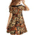 Hibiscus Mix African Pattern Kid Short Sleeve Dress - Wonder Print Shop