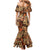 Hibiscus Mix African Pattern Mermaid Dress - Wonder Print Shop