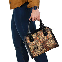 Hibiscus Mix African Pattern Shoulder Handbag - Wonder Print Shop