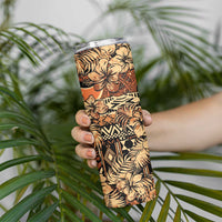 Hibiscus Mix African Pattern Skinny Tumbler - Wonder Print Shop