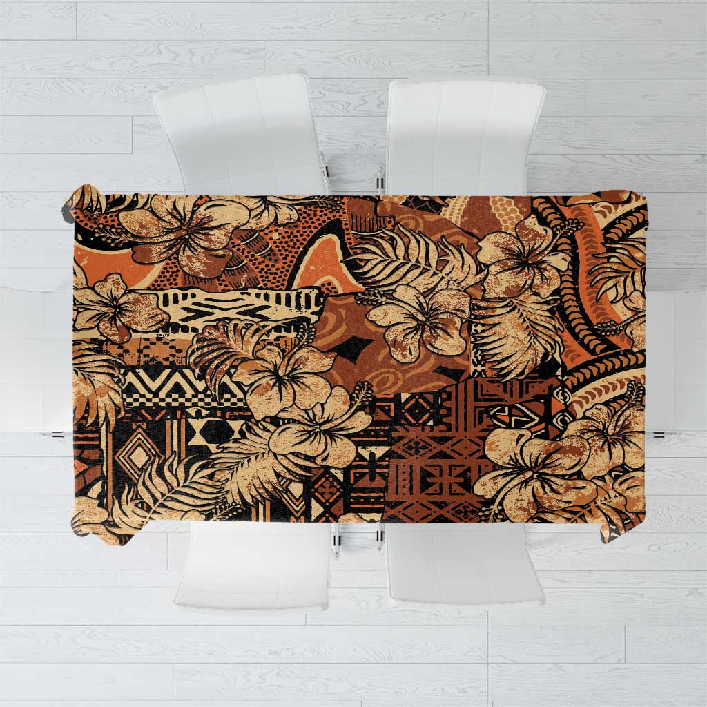 Hibiscus Mix African Pattern Tablecloth - Wonder Print Shop
